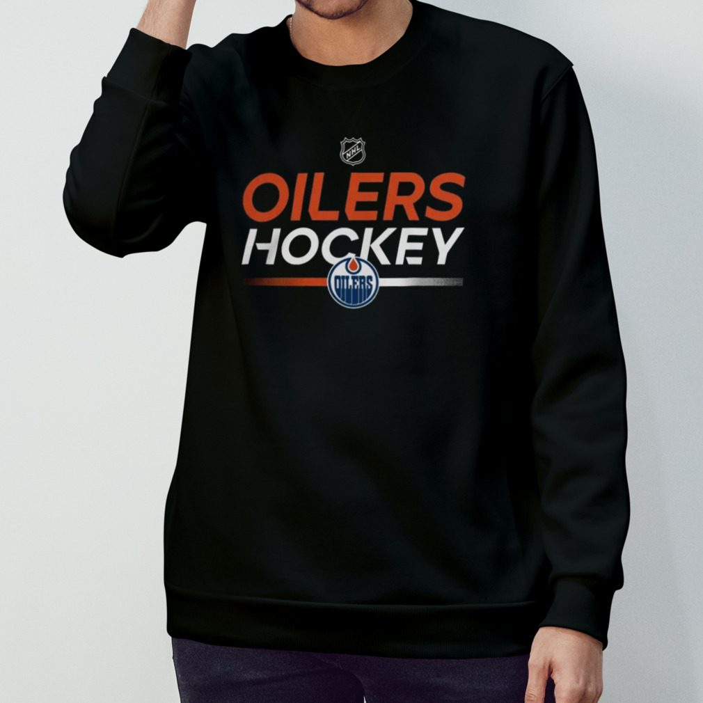 Blue Edmonton Oilers Authentic Pro Primary Replen T-Shirt Blue Edmonton Oilers Authentic Pro Primary Replen T-Shirt