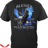 Blue Lives Matter T-Shirt Bless Peacemakers