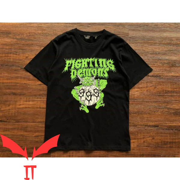 Blue Vlone T-Shirt Fighting Demon 99 Blue Vlone T-Shirt Fighting Demon 99