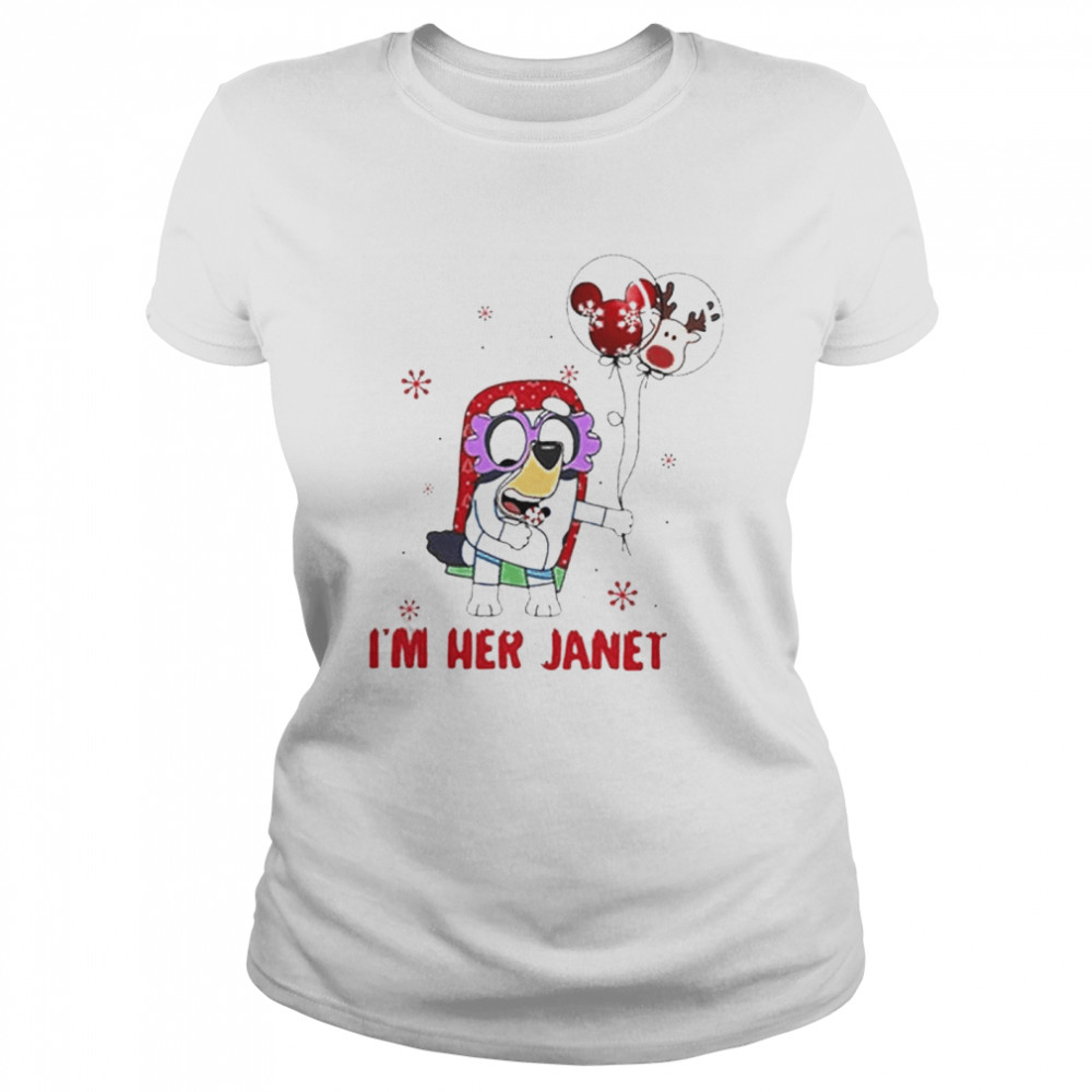 Bluey Balloon Mickey mouse Reindeer I’m Her Janet Christmas Shirt Bluey Balloon Mickey mouse Reindeer I’m Her Janet Christmas Shirt