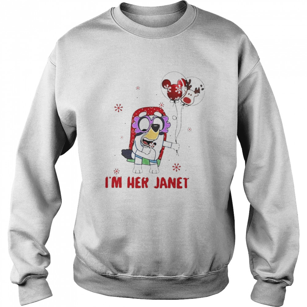 Bluey Balloon Mickey mouse Reindeer I’m Her Janet Christmas Shirt Bluey Balloon Mickey mouse Reindeer I’m Her Janet Christmas Shirt