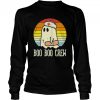 Boo Boo Crew Ghost Nurse Retro Halloween Vintage 2020 shirt