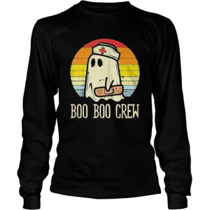 Boo Boo Crew Ghost Nurse Vintage Retro Halloween shirt