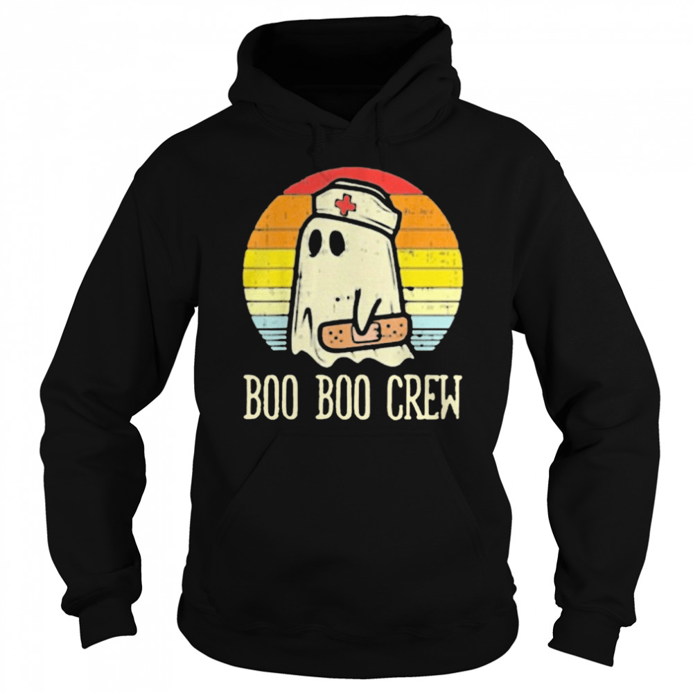 Boo Boo Crew Ghost Nurse Vintage Retro Halloween shirt Boo Boo Crew Ghost Nurse Vintage Retro Halloween shirt