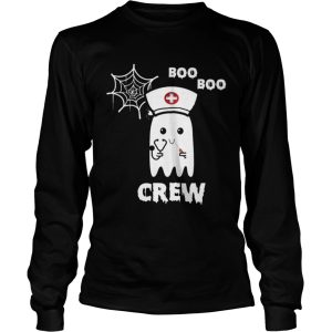 Boo Boo Crew Nurse Ghost Funny Halloween Costume Gift T-Shirt