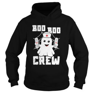 Boo Boo Crew Shirt Ghost Nurse Costume Girls Funny Halloween TShirt