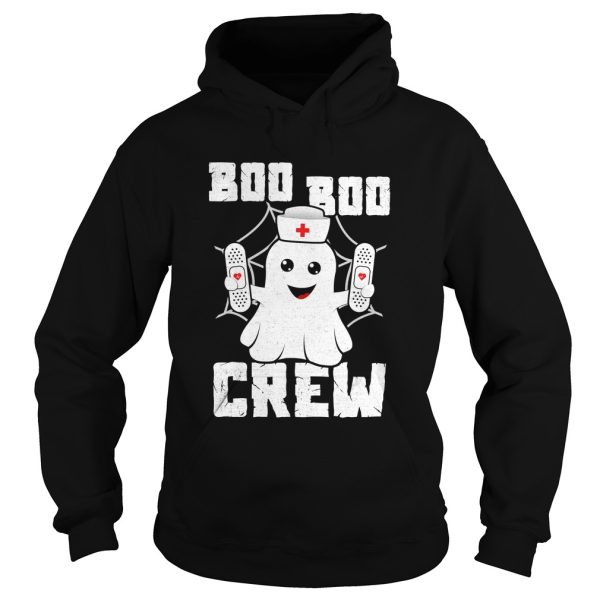 Boo Boo Crew Shirt Ghost Nurse Costume Girls Funny Halloween TShirt