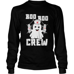 Boo Boo Crew Shirt Ghost Nurse Costume Girls Funny Halloween TShirt