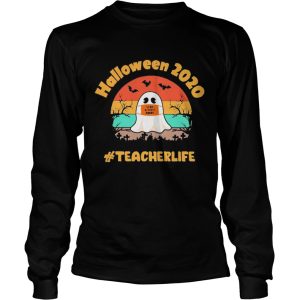 Boo Face Mask Halloween 2020 Stay 6 Feet Away Teacherlife vintage shirt