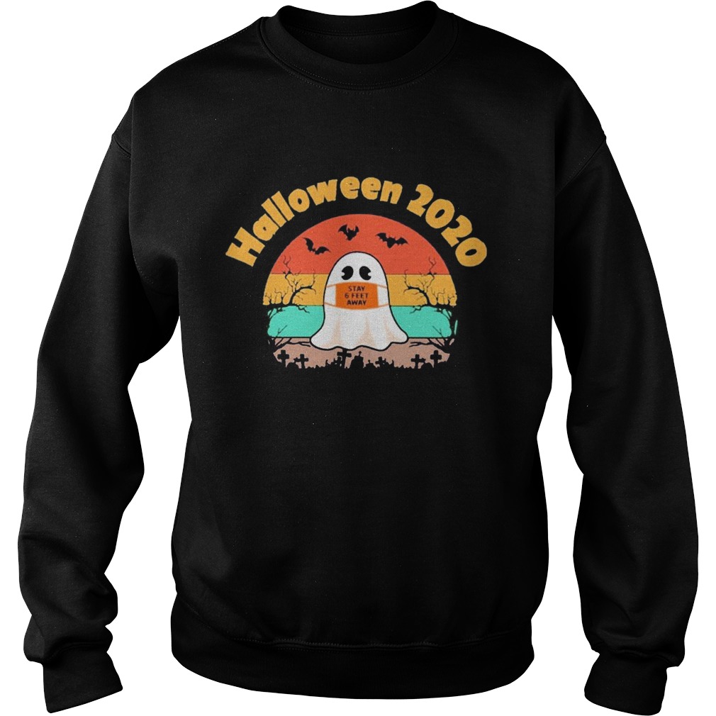 Boo Face Mask Halloween 2020 Stay 6 Feet Away vintage shirt Boo Face Mask Halloween 2020 Stay 6 Feet Away vintage shirt