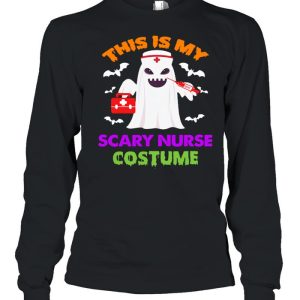 Boo Ghost Nurse this is my scary nurse costume Halloween shirt