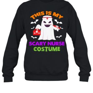 Boo Ghost Nurse this is my scary nurse costume Halloween shirt