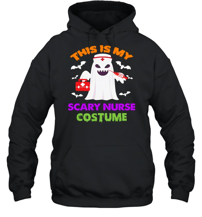 Boo Ghost Nurse this is my scary nurse costume Halloween shirt Boo Ghost Nurse this is my scary nurse costume Halloween shirt