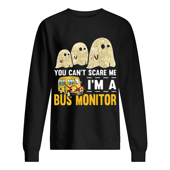 Boo ghost you can’t scare me i’m a bus monitor shirt Boo ghost you can’t scare me i’m a bus monitor shirt