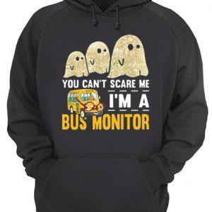 Boo ghost you can't scare me i'm a bus monitor shirt 3