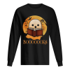 Booooooks Boo Ghost read books Halloween shirt