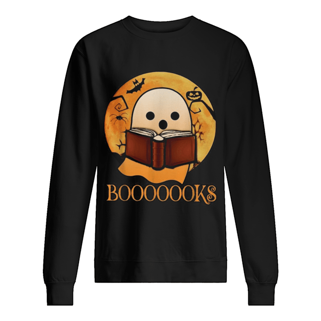 Booooooks Boo Ghost read books Halloween shirt Booooooks Boo Ghost read books Halloween shirt