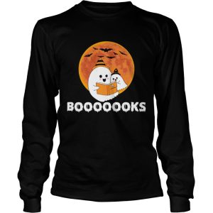 Booooooks Shirt Boo Read Books Halloween T-Shirt