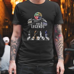 Boston Sport Teams The Legends Abbey Road Signatures 2023 Men’s T-Shirt