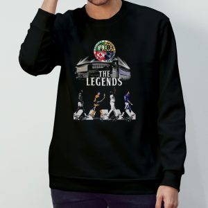 Boston Sport Teams The Legends Abbey Road Signatures 2023 Men's T Shirt 3
