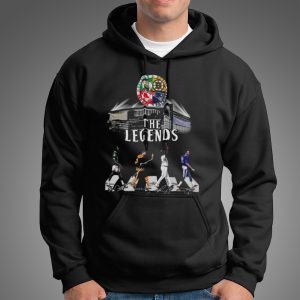Boston Sport Teams The Legends Abbey Road Signatures 2023 Men's T Shirt 5