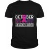 Breast Cancer Awareness Pink Ribbon Mom Women Men Survivor T-Shirt