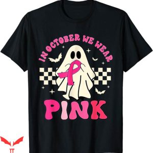 Breast Cancer Awareness T-Shirt Groovy We Wear Pink Trending