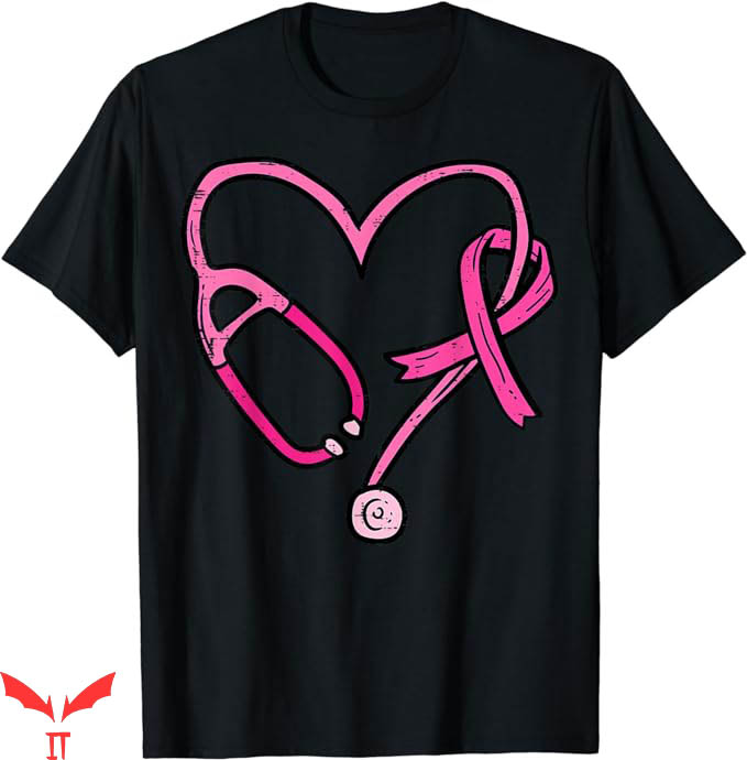 Breast Cancer T-Shirt Pink Stethoscope Nurse Medical T-Shirt Breast Cancer T-Shirt Pink Stethoscope Nurse Medical T-Shirt