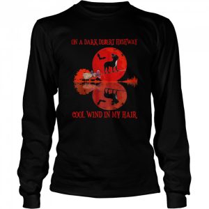 Bull On A Dark Desert Highway Cool Wind In My Hair Halloween shirt