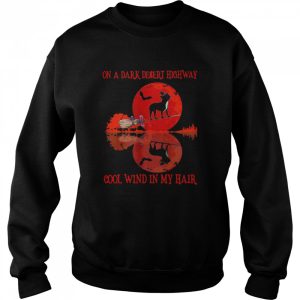 Bull On A Dark Desert Highway Cool Wind In My Hair Halloween shirt