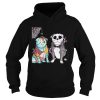 Bulldog Husband Jack skellington and Sally shirt
