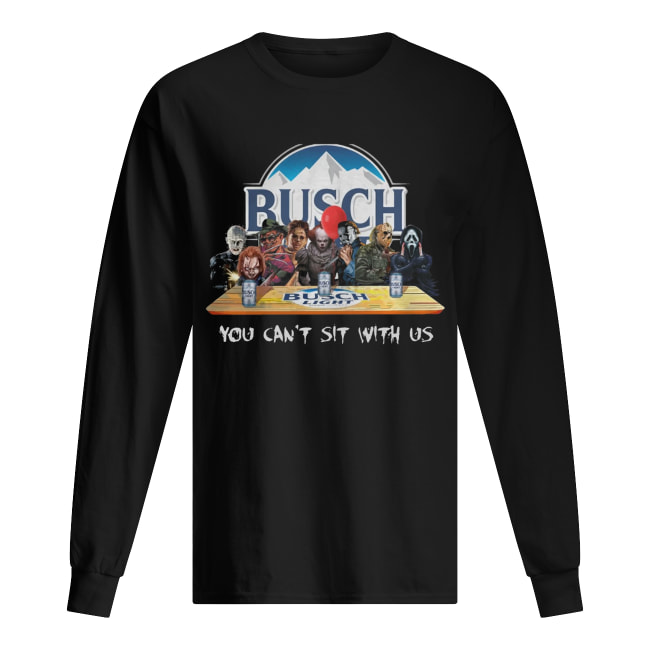 Busch Light Halloween Horror You Can’t Sit With Us Shirt Busch Light Halloween Horror You Can’t Sit With Us Shirt