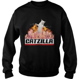 CATZILLA Funny Kitty for Halloween T Shirt 3