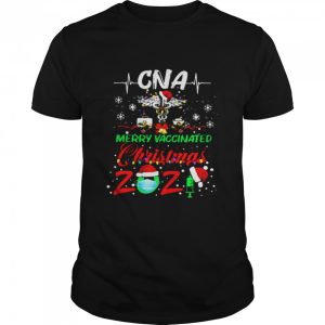 CNA Merry Vaccinated Christmas 2021 Shirt 1