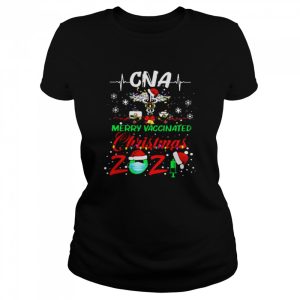 CNA Merry Vaccinated Christmas 2021 Shirt 2