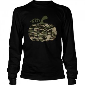 Camo Pumpkin Military Tactical Halloween costume Lazy easy shirt