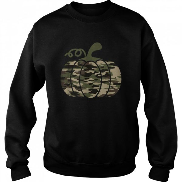 Camo Pumpkin Military Tactical Halloween costume Lazy easy shirt