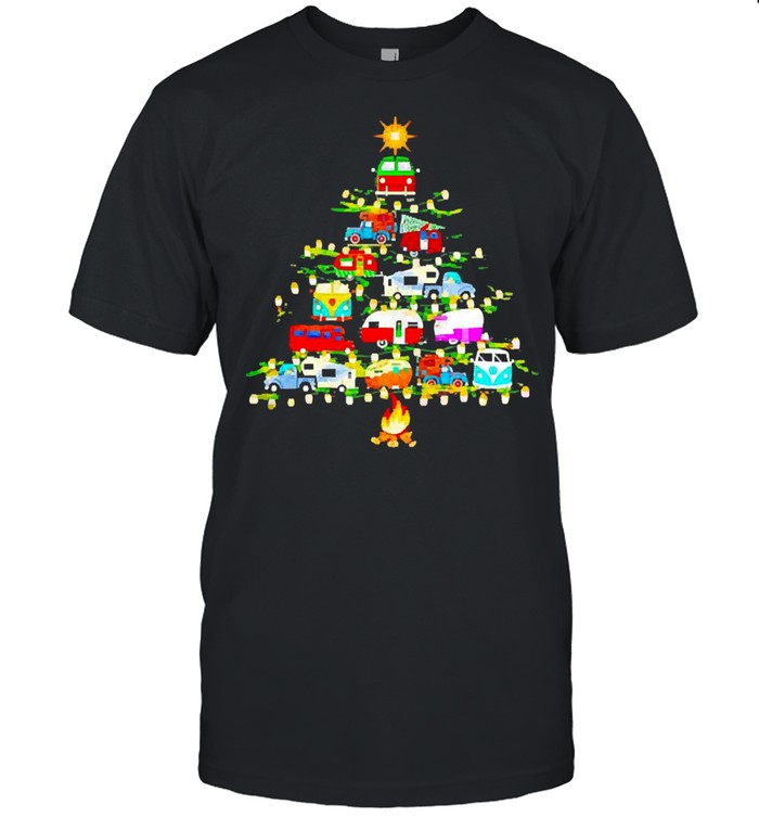 Camper Christmas Tree Sweater Shirt Camper Christmas Tree Sweater Shirt