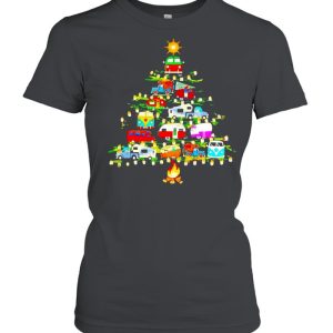 Camper Christmas Tree Sweater Shirt