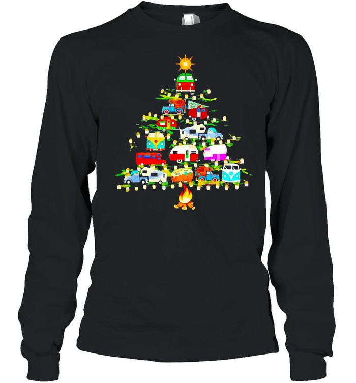 Camper Christmas Tree Sweater Shirt Camper Christmas Tree Sweater Shirt