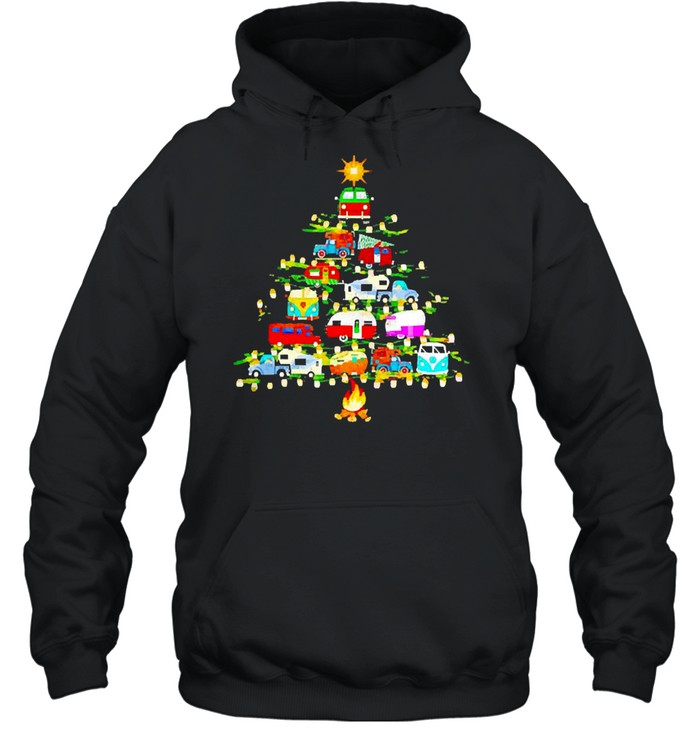Camper Christmas Tree Sweater Shirt Camper Christmas Tree Sweater Shirt