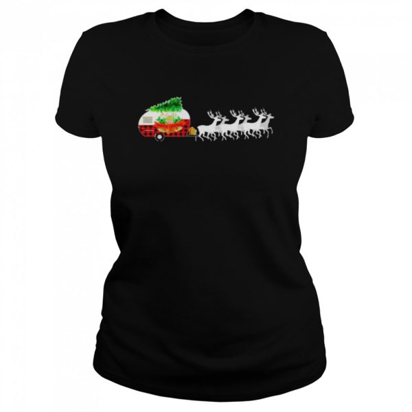 Camping Christmas Reindeer shirt
