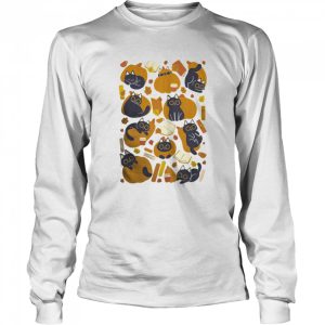 Cat Books And Pumpkins shirt