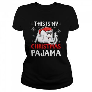 Cat Christmas This Is My Christmas Pajama Shirt