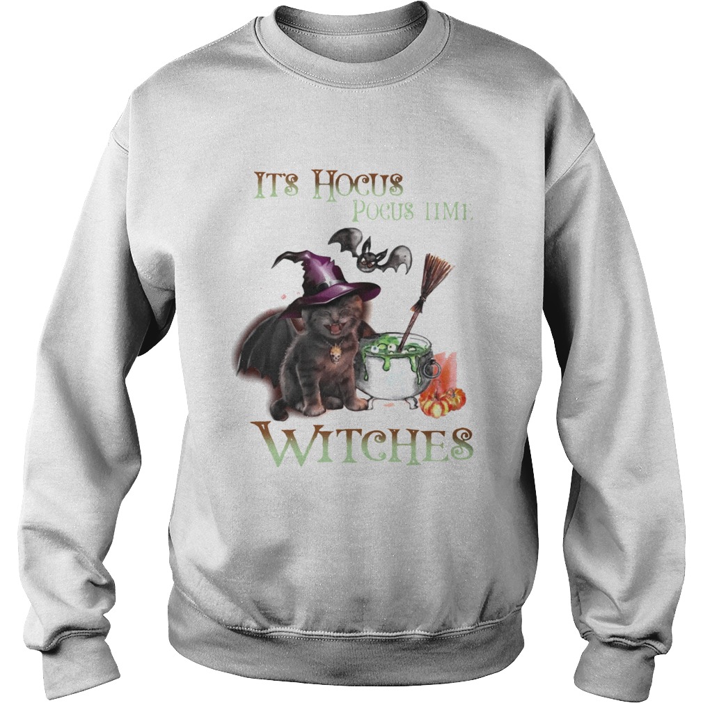 Cat Its Hocus Pocus Time Witch Halloween shirt Cat Its Hocus Pocus Time Witch Halloween shirt