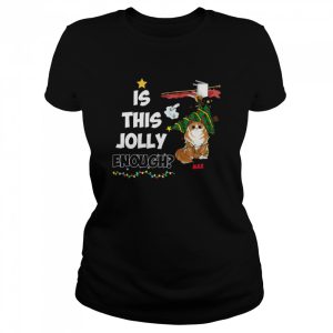 Cat This Is Jolly Enough Merry Christmas Shirt