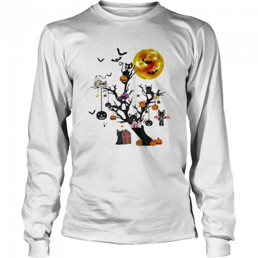 Cat Tree Happy Halloween shirt Cat Tree Happy Halloween shirt