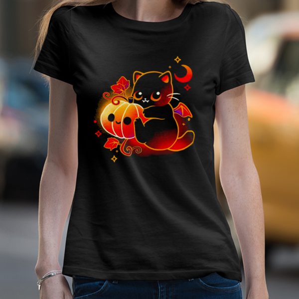 Cat demon Halloween shirt