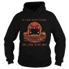 Cat driving car on a dark desert highway cool wind in my hair moon shirt