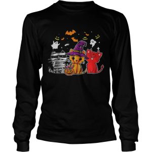 Cat happy Halloween shirt